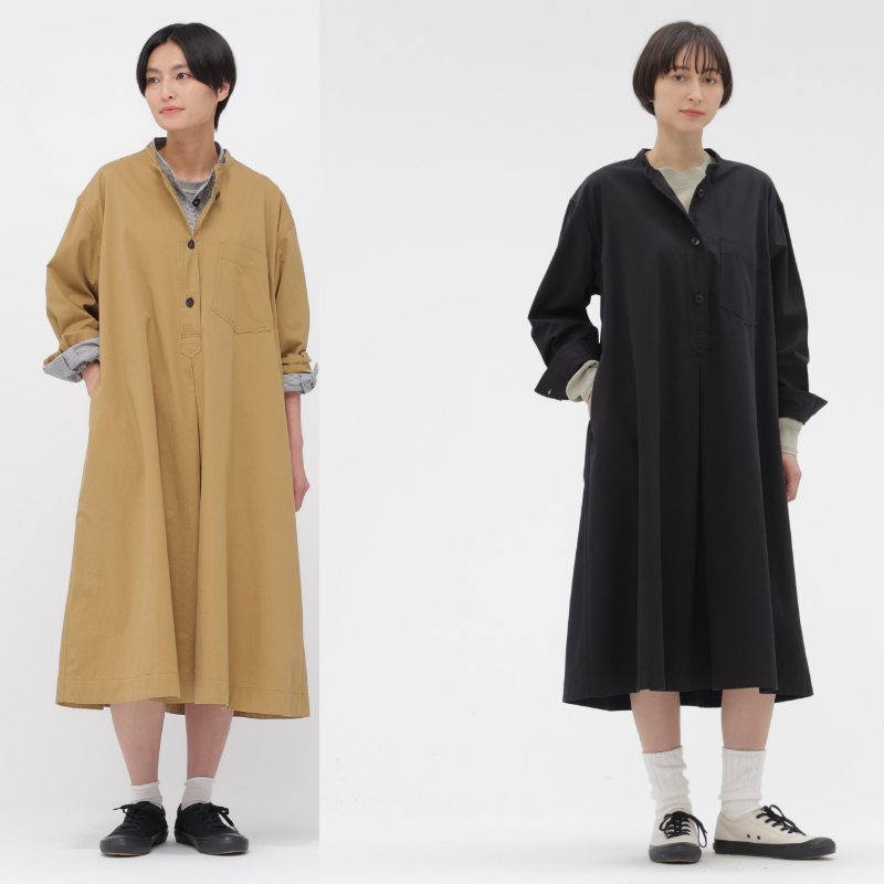 마가렛호웰 원피스 긴팔 BRUSHED SOFT COTTON TWILL DRESS 26SS
