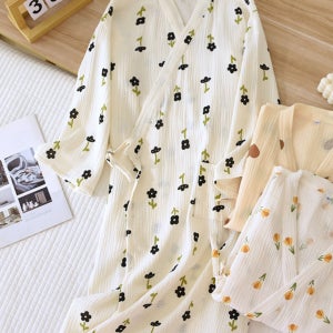 여성/남성 순면 골프 샤워 가운 홈 웨어 로브가운 유카타