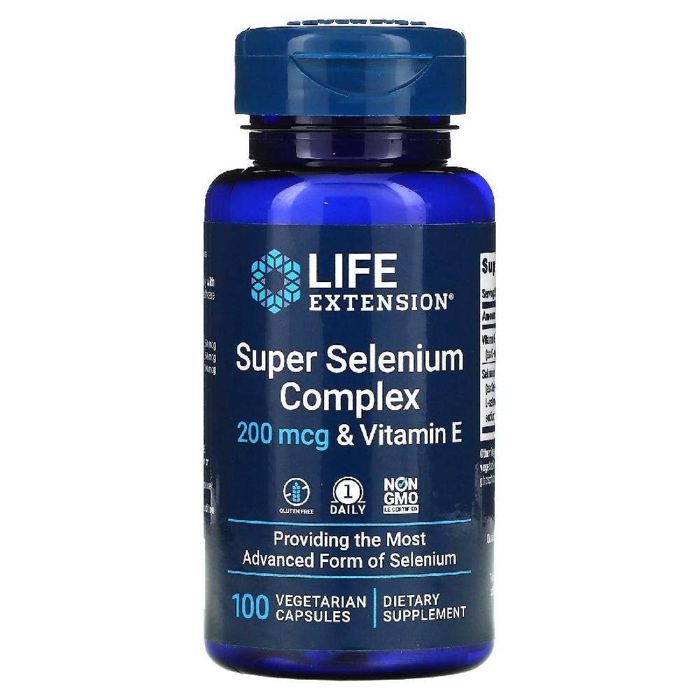 <b>라이프</b> 익스텐션 <b>셀레늄</b> 200mcg 100캡슐 셀레니움 비타민E <b>Selenium</b>