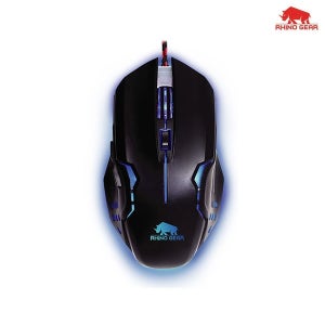 라이노기어 유선 게이밍 광마우스 블랙 USB RG-GM100