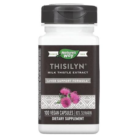 Natures Way Thisilyn 간 건강 지원 포뮬라 베지 캡슐 100정