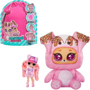 LOL 서프라이즈 트윈즈 코스튬 서프라이즈 알리 댄스 패션인형 핑크 퍼피 강아지 펫
