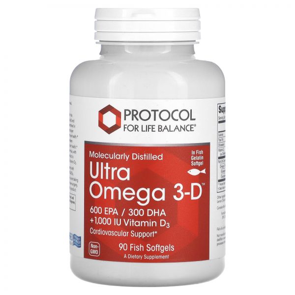 <b>프로토콜 포 라이프 발란스</b> Ultra <b>Omega 3</b>-D 피쉬 소프트젤 90정