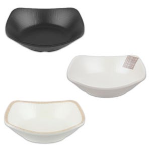 DOLSAN 돌산 멜라민 신사각찬기 4호 DS-7900 DS-7762 체크(흑) 앞접시