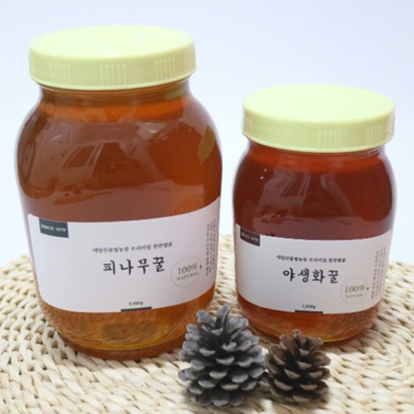 대암산꿀벌농장 천연 벌꿀 국산 피나무꿀 2.4kg