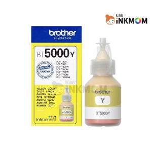 브라더 BT5000Y 노랑 정품잉크 DCP-T220 MFC-T800W HL-T4000DW