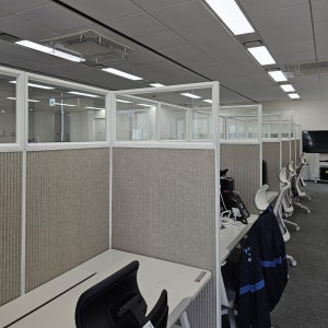 템바보드 흡음 파티션 회사 사무실 파티션 NTB 그라스형 높이 1450mm