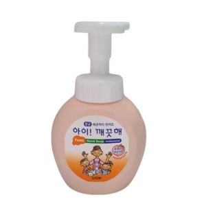 핸드워시 아이깨끗해 본품(복숭아)250ML/어린이 유아용 손세정제 욕실 화장실 물비누
