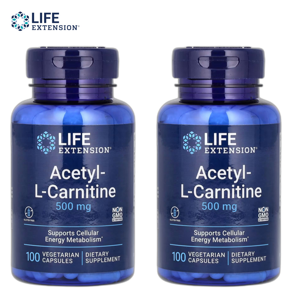라이프익스텐션 Acetyl L Carnitine 500mg 100캡슐 2개