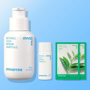 [초대용량] 이니스프리 레티놀 시카 흔적 앰플 / 저자극 트러블 모공 과다피지 붉은기 80ml, 1개