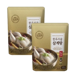 참프레 한우 사골 삼계탕 900g x 2팩