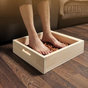 황토볼 발 발바닥 마사지 실내 황토길 지압 발판 지압기 13Kg