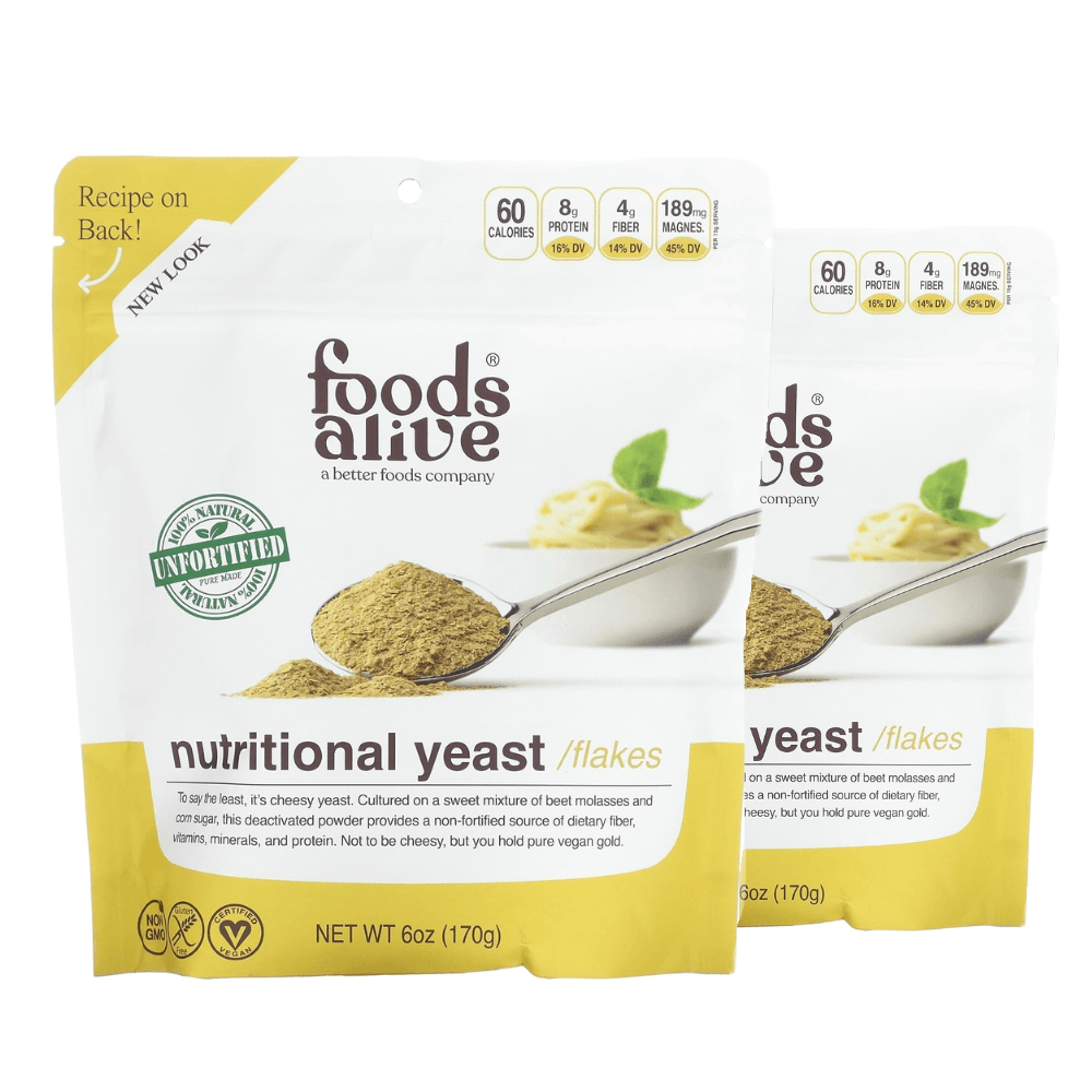 Foods Alive 푸드얼라이브 <b>뉴트리셔널 이스트 플레이크</b> 170g 2팩 비건