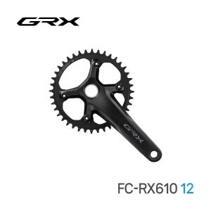 시마노 GRX FC-RX610 크랭크 38T 40T 싱글 12단 그래블 자전거 부품