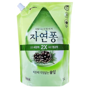 LG생활건강 자연퐁 찌든때 걱정없는 솔잎 1.4L x 1개