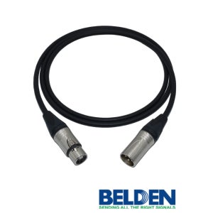 벨덴 50974 뉴트릭 XLR 마이크케이블 스피커 밸런스 캐논 음향 검정 1m이상