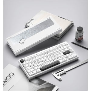 레이니75 키보드 WOB Rainy75 화이트 코코아축 상옵