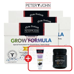 피터앤존 그로우 포뮬러 뉴질랜드 어린이 청소년 영양제 200정, 3개