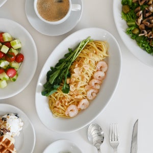 사투니아 티볼리 오발볼 28.5cm 타원볼 리조또 파스타볼