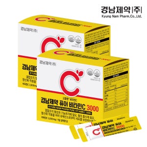 경남제약 퓨어 비타민C 3000 메가 고함량 NON-GMO 90포, 2개