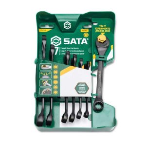 사타 SATA 블랙 라쳇 콤비네이션 세트(7PCS, MM) ST47530