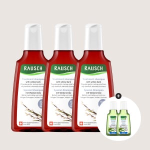 [라우쉬][3개SET] 윌로우바크 두피안티에이징 샴푸 200ml + GIFT