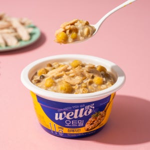 동원 웰로 오트밀죽 참깨치킨 286g 식사대용 퀵오트밀 귀리 포리지
