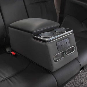 스타렉스 카니발 미니밴 팔걸이함 콘솔박스 수납함 정리함 다크 그레이 (고급 PU LED+USB)