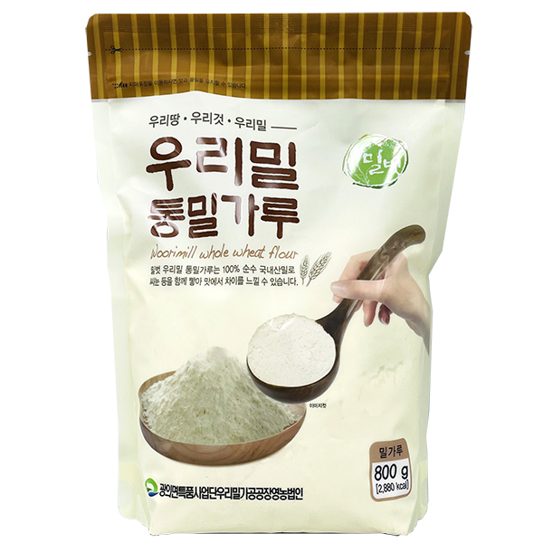 우리밀 통밀가루 제품 이미지