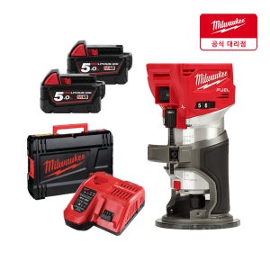밀워키 전동공구 18V FUEL 트림 라우터 세트 M18 FTR-502X