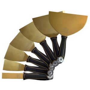 롤링독 (ultra-flex) GOLD스텐헤라 골드 퍼티 스크래퍼 고급 끌칼 흙손 미장