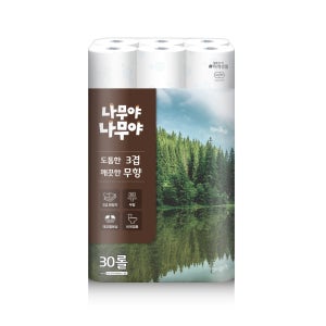 미래생활 나무야 디럭스 도톰한 3겹 30롤 27M
