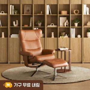 까사미아 NEW 옴므 스툴포함, 브라운, 1인용