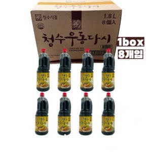 청수 우동다시 1.8L x 8개 1박스 업소용 대용량