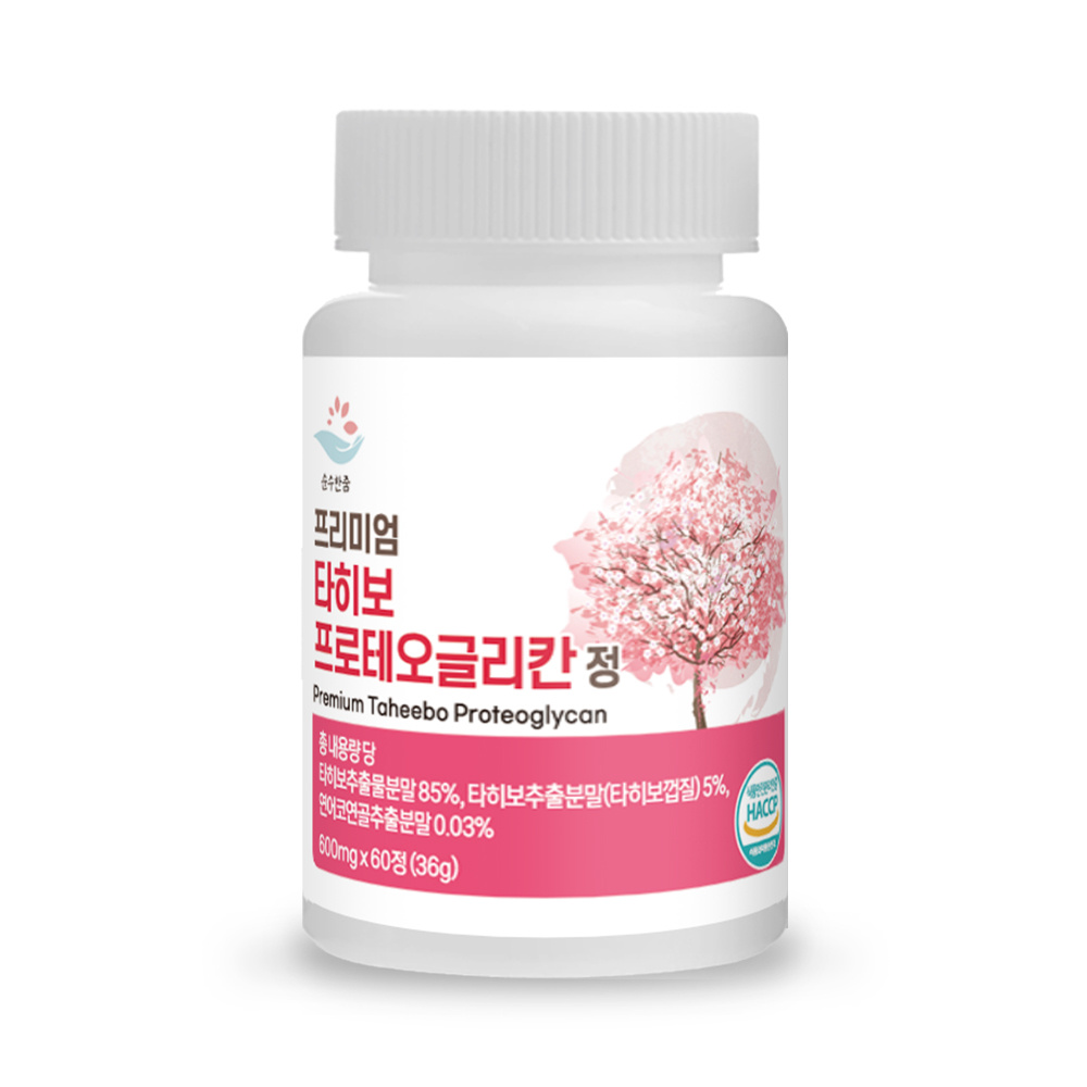프로테오글리칸 타히보 소<b>연골</b> 콘드뢰친 연어코 600mg x 60정