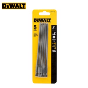 디월트 DT20425 5pcs 매거진 비트 156mm 신제품 DCF630 DCF6202 스크류 드라이버용 (DT7206 후속)