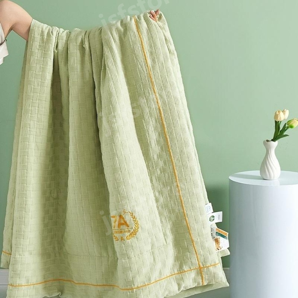 콩섬유 <b>피부</b>친화 이불 냉감 쿨 여름 항균 그린 150x200cm