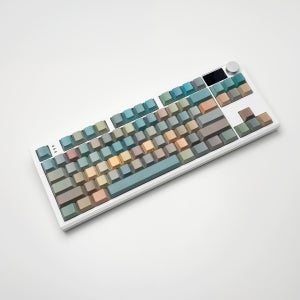 오일파스텔 키캡 측각 체리 PBT 염료승화 유화 언더스코어랩스