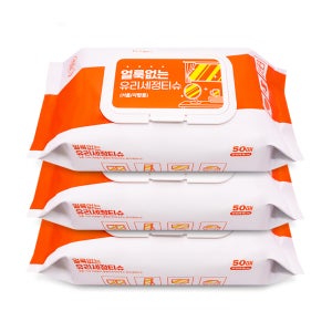 아이프리 자동차 유리세정제 실내 세차 티슈 50매 3팩