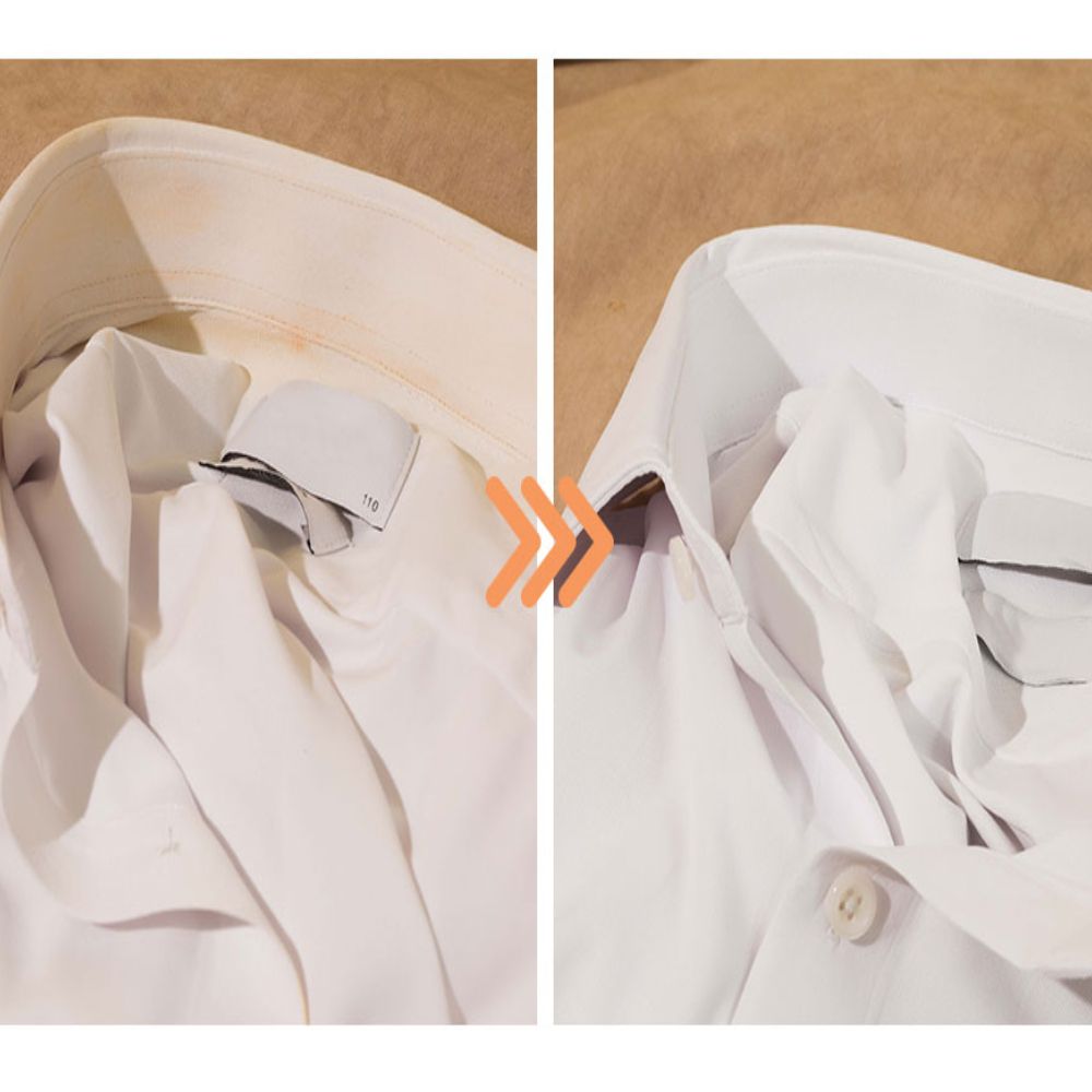 와이셔츠 목때 얼룩제거 옷 기름 얼룩제거제 흰옷 누런때 세탁 핏자국 지우기 표백제 전처리제