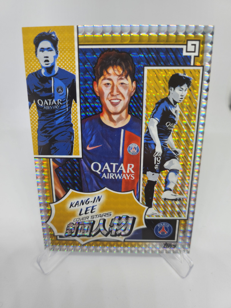이강인카드 2023 Topps PSG CS3 YELLOW 50한정판 이강인 축구카드