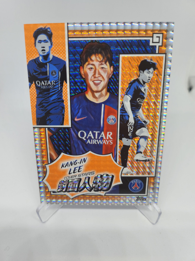 이강인카드 2023 Topps PSG CS3 ORANGE 25장 한정판 이강인 축구카드