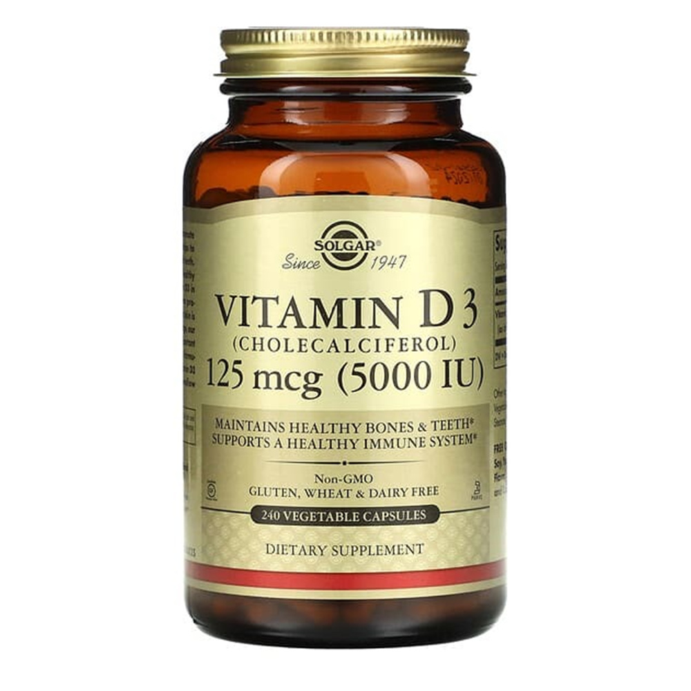 VITAMIN D3 (CHOLECALCIFEROL) 125 mcg (5000 IU)