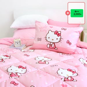 산리오 헬로키티 차렵이불 베개커버 침구세트 체리쉬