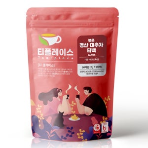 대추차 경산 국산 티백 50개입 삼각 생분해PLA 효능 볶은 건강차 TEA