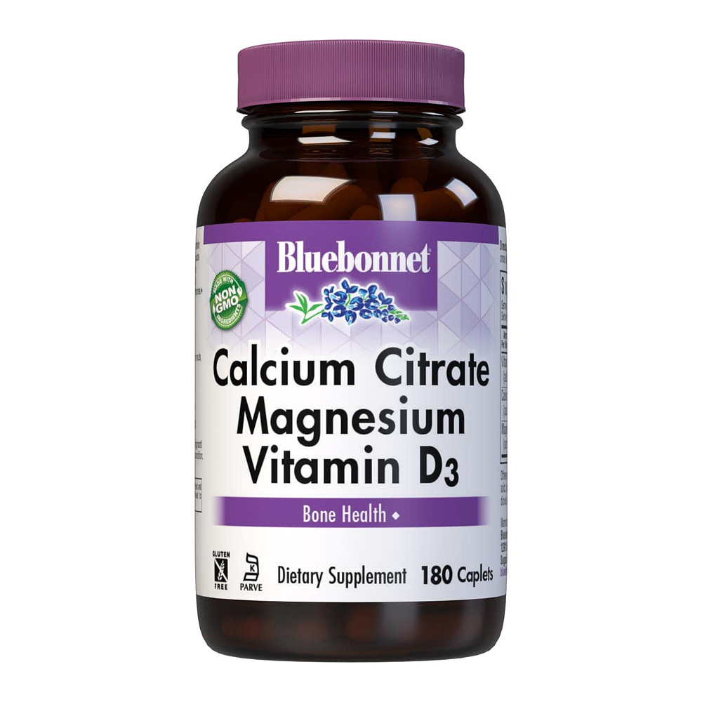 블루보넷 <b>칼슘 시트레이트 마그네슘 비타민 D3</b> 180캡슐