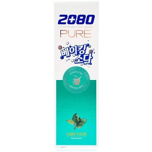애경 2080 베이킹소다 퓨어치약 클린민트 120g 3개입 x1개