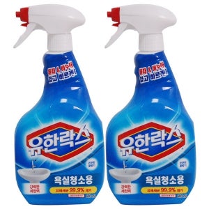 유한락스 욕실청소용 600ml 2입 x1개