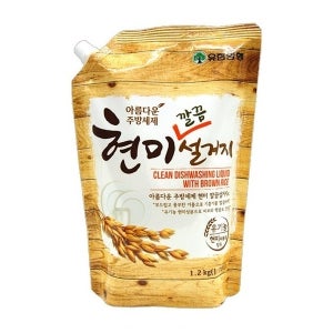 아름다운 주방세제 현미 깔끔설거지 1.2L 리필 x1개