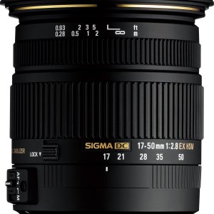시그마 17-50mm F2.8 EX DC OS HSM 크롭 줌렌즈 중고 렌즈 손떨림방지